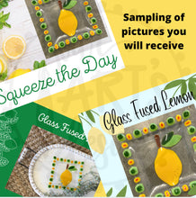 Load image into Gallery viewer, Project: Glass Fused Lemon