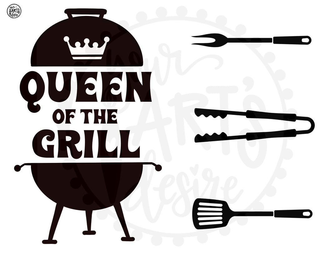 Queen of the Grill  & Utensils