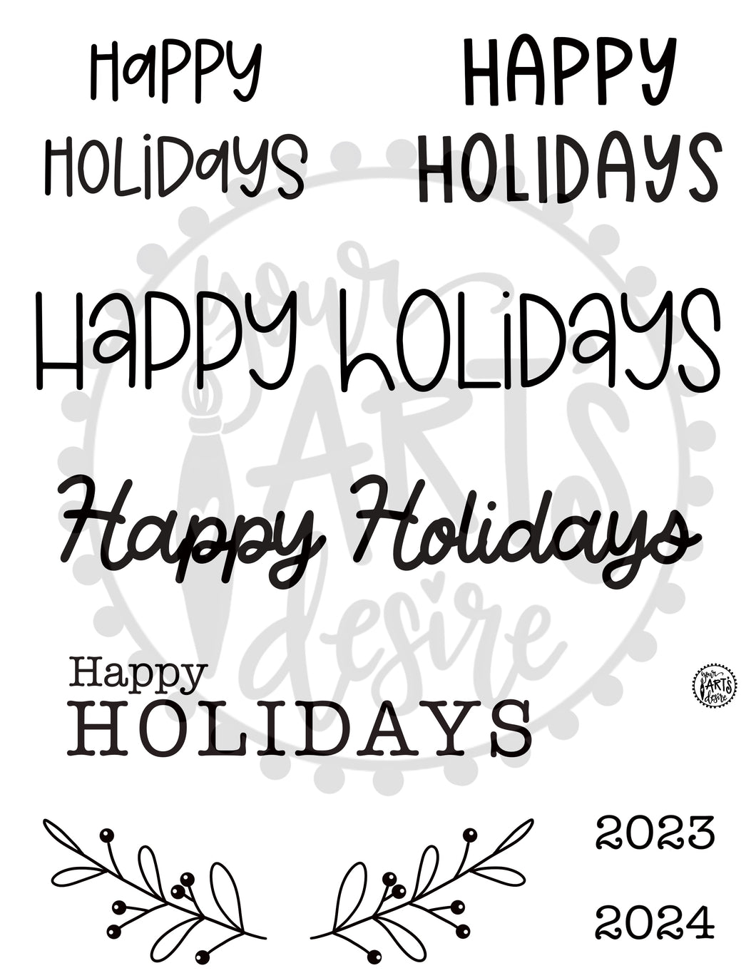 Happy Holidays Fonts