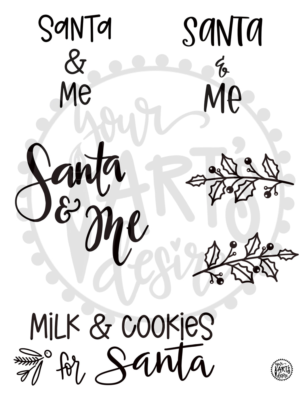 Santa & Me & Cookies