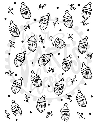 Santa Repeating Pattern