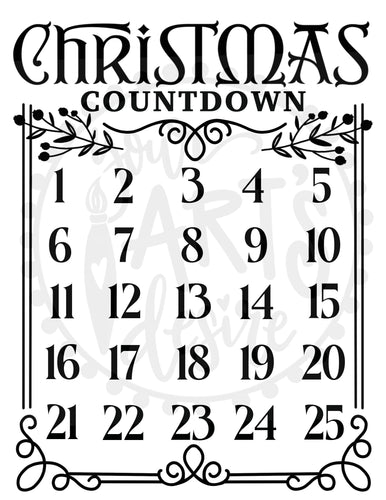 Vintage Christmas Countdown