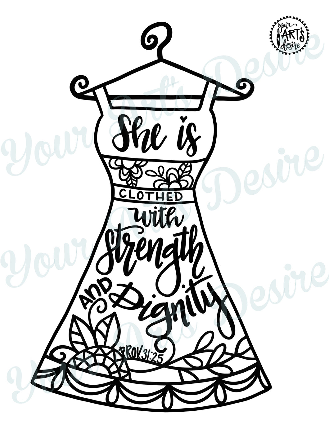 Strength & Dignity Dress