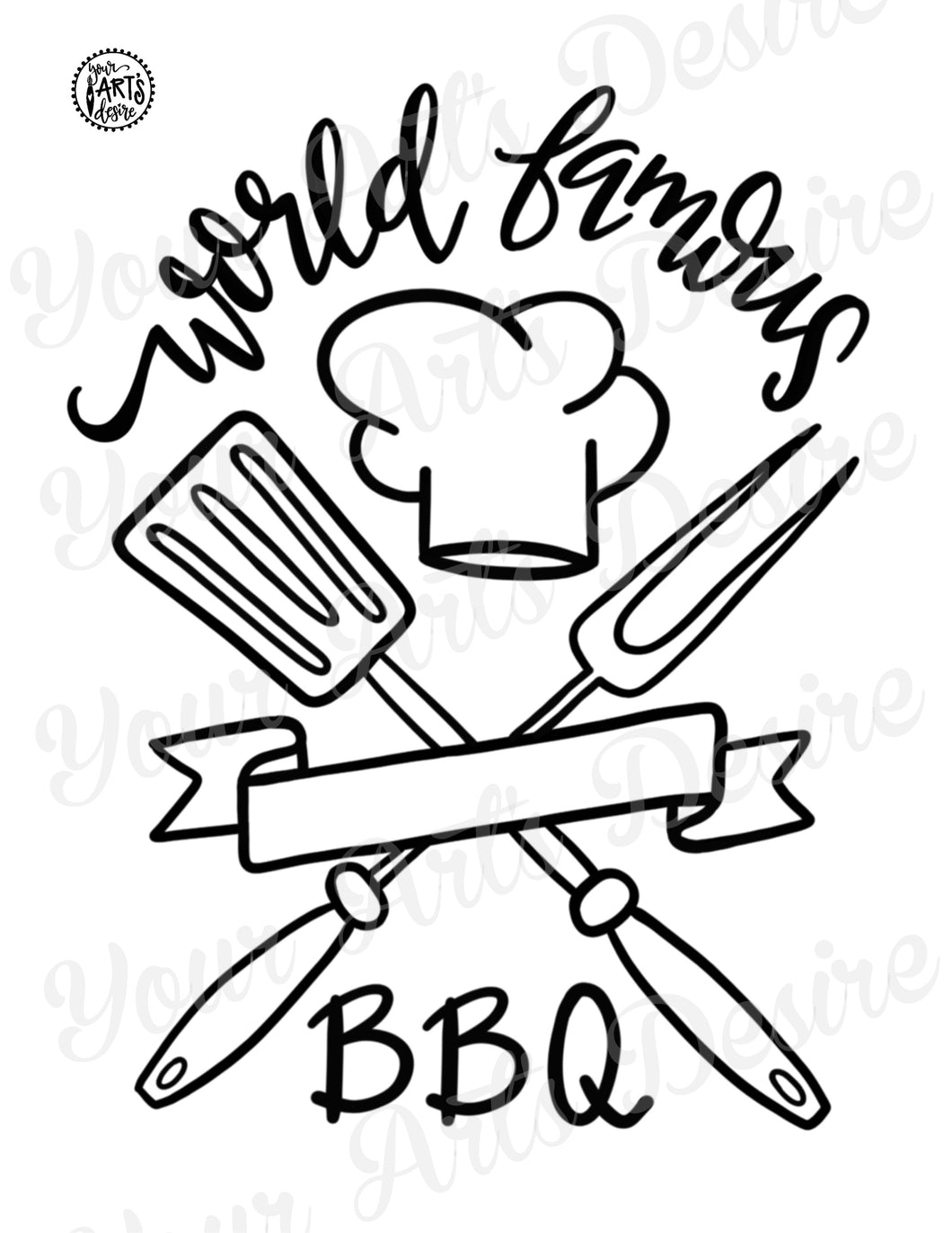 Coloring Book - World Famous BBQ