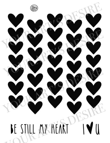 Be Still My Heart Repeat Pattern