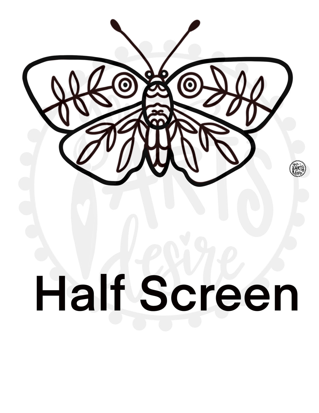 Half Screen - Butterfly