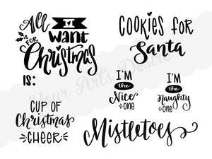 Holiday Sayings Silkscreen